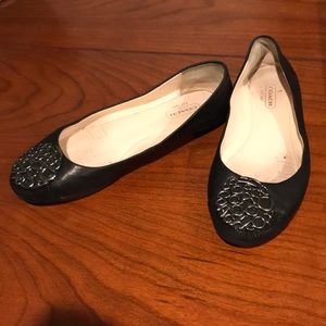 Coach black flats